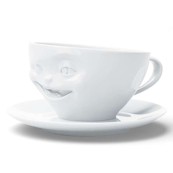 Чайная пара winking, 200 мл, белая