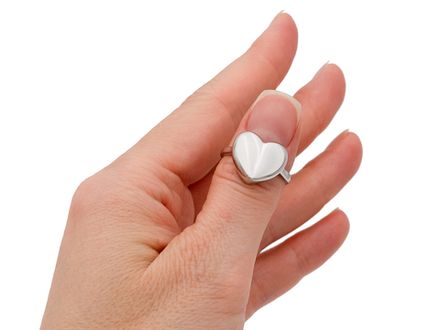 Кольцо "Сердце", 13,5мм