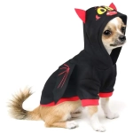 Кофта - толстовка с капюшоном для собак мелких пород «Летучая мышь», размер L (45*35*26см)