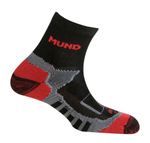 носки MUND, 335 Trail Running, цвет чёрный/красный, размер M (38-41)
