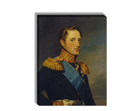 Картина для интерьера "Портрет Николая I", художник Доу, Джордж, печать на холсте