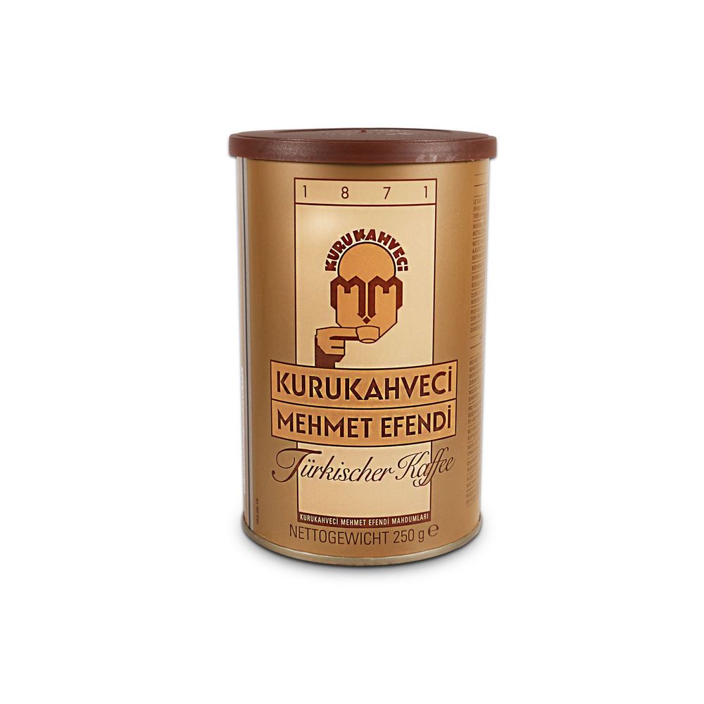 Кофе молотый Kurukahveci Mehmet Efendi банка 250 г 12 шт