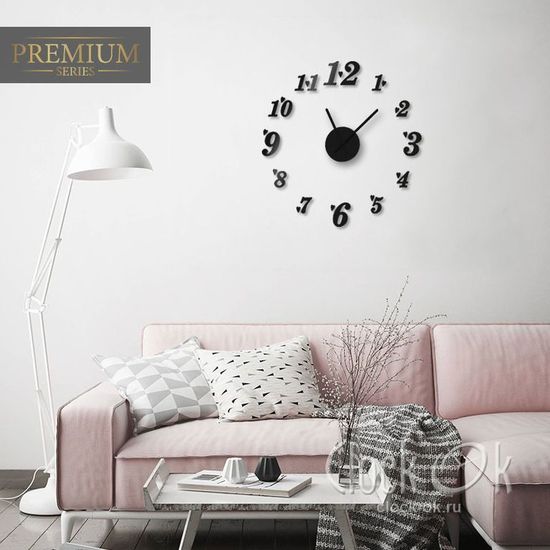 Настенные 3D часы Love Time