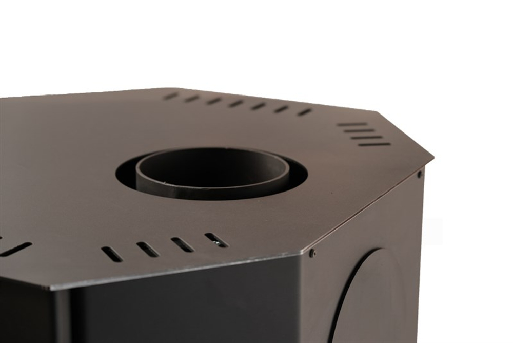 Печь-камин стальная "Сибирь" 12 кВт