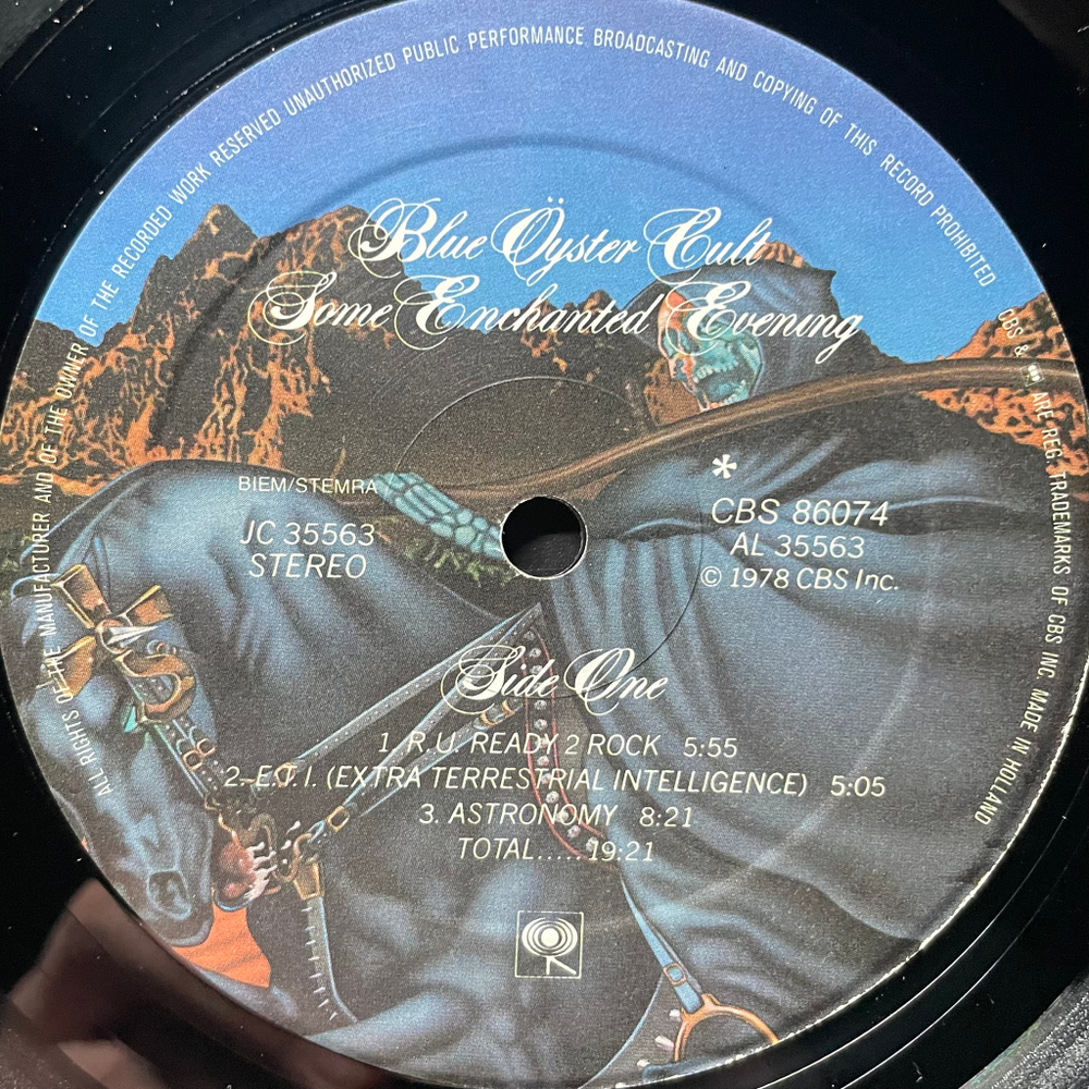 Blue oyster Cult - Some Enchanted Evening (Голландия 1978г.)