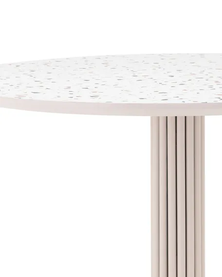 Стол Stem Ø90 см, терраццо