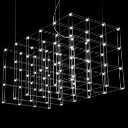 Подвесная Люстра Quasar Cosmos Square Led Pendant Light 120/60/60 By Imperiumloft