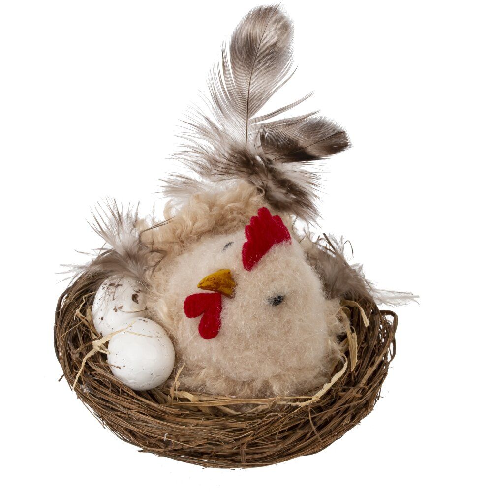 GAEM Изделие декоративное "Гнездо пасхальное" (блок 6шт), L7 W7 H7 см, 3в.