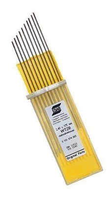 Вольфрамовый электрод Tungsten WT20 2,0x150 mm