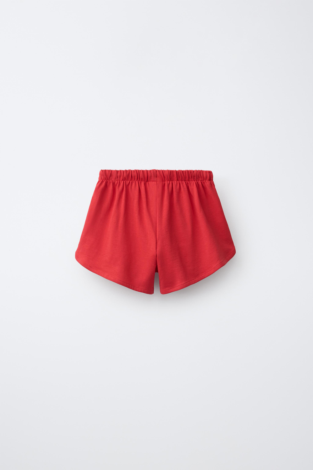 ZARA ТРИКОТАЖНЫЕ ШОРТЫ, КРАСНЫЙ