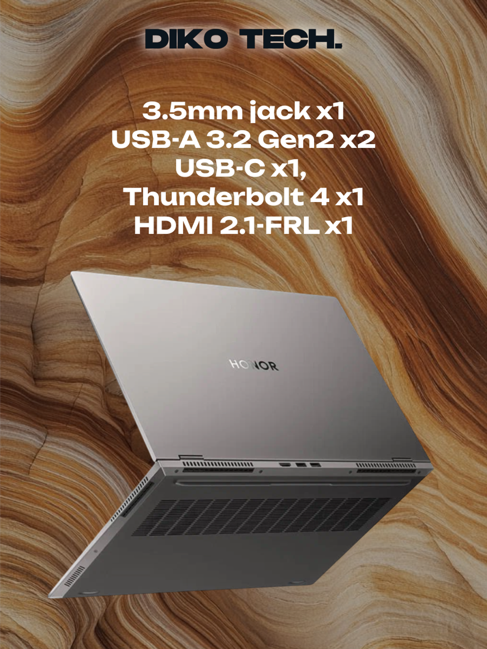 Ноутбук Honor MagicBook Pro 16 2025 / Ultra 5 225H / RTX 5070 / 32G / 1T / Серый