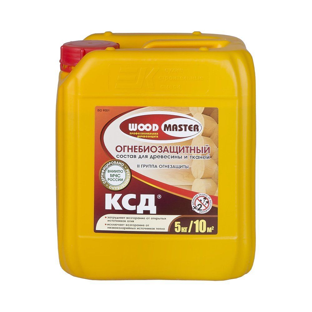 КСД ОГНЕБИОЗАЩИТНЫЙ СОСТАВ WOODMASTER 5 КГ (1) РОГНЕДА
