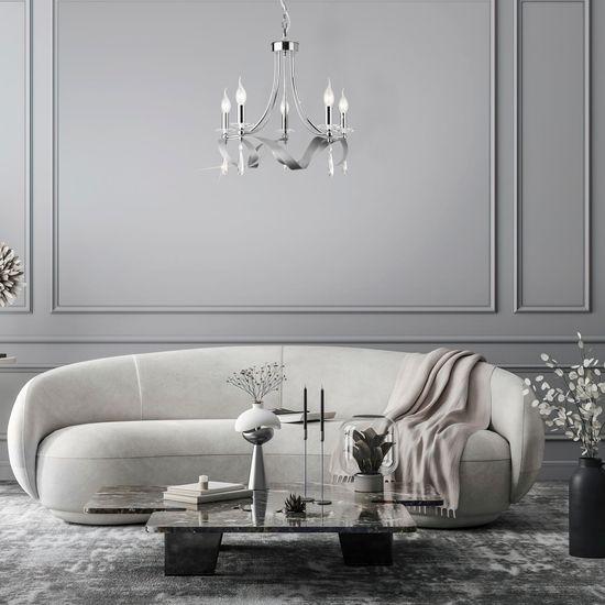 60064/5 / подвесной светильник /   хром