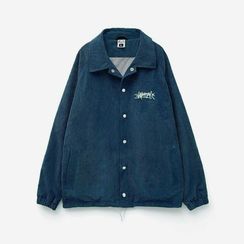 Куртка ANTEATER Coach Jacket вельвет, бирюза