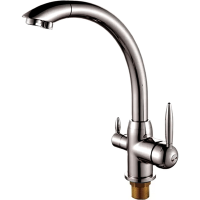 Смеситель для кухни со встроенным фильтром (краном) под питьевую воду Oute T63 T633BL