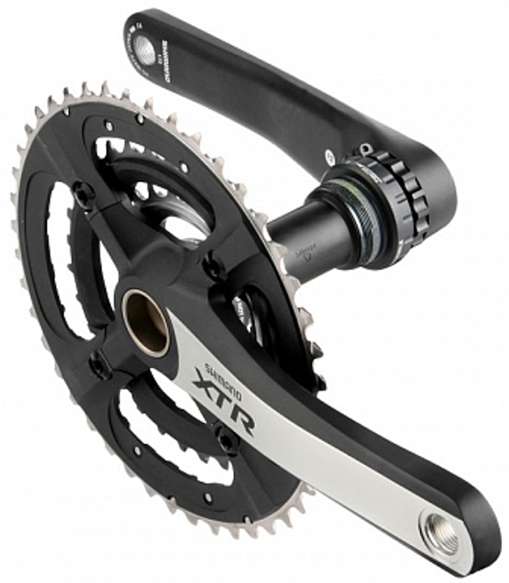 Шатуны 1/2"х3/32" 44/32/22 зуб. 170мм FC-M970 XTR SHIMANO Hollowtech алюминий чёрно-серебр.