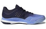 Adidas Crazyflight Comfortable Slip Resistant Abrasion Resistant Low top Running Shoes Men"s Azure Blue
