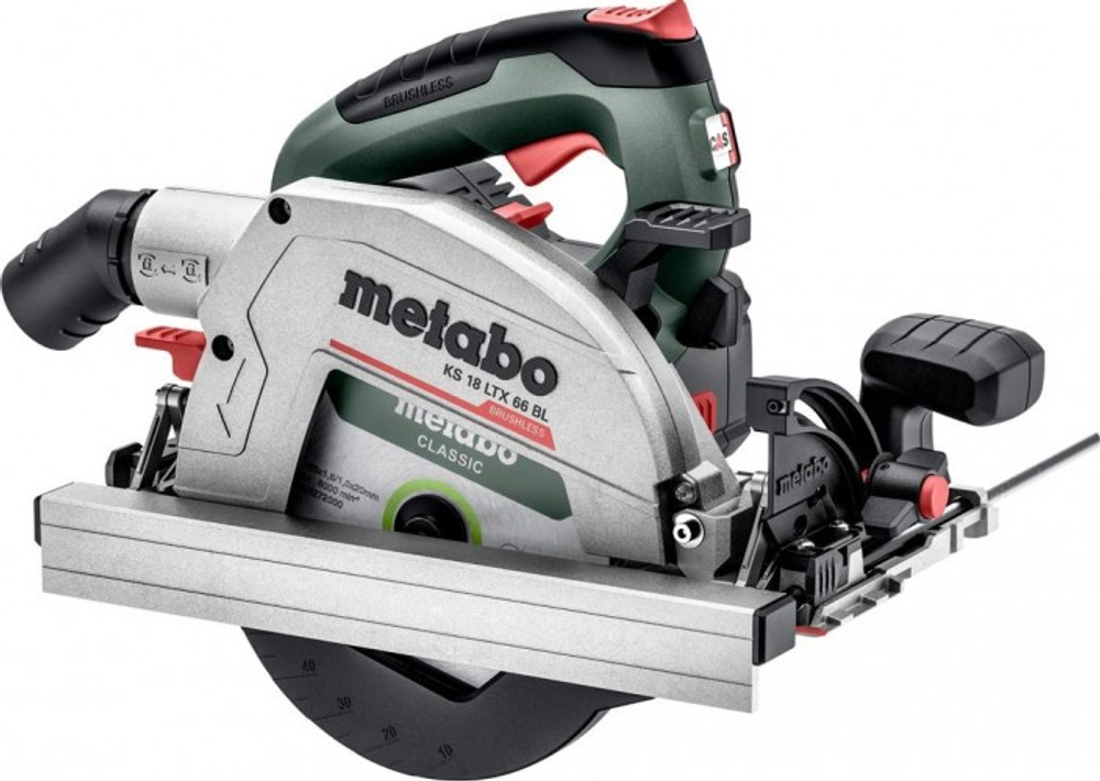 Пила циркулярная аккумуляторная METABO KS 18 LTX 66 BL без АКБ и ЗУ 611866850