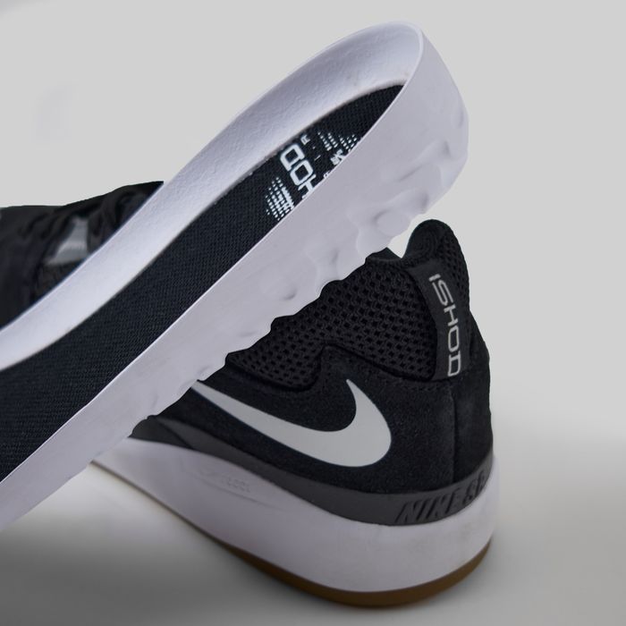 Кеды Nike SB Ishod PRM Black and Dark Grey артикул:DC7232-001 - купить в магазине Дайс