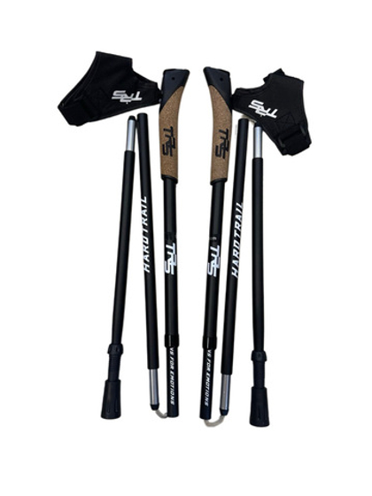 Палки для трейлраннинга TRS Hard TRAIL 2025 (черный цвет)