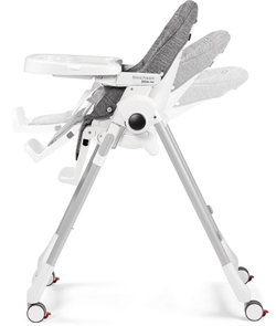 Стульчик для кормления Peg Perego Prima Pappa Follow Me Wonder Grey