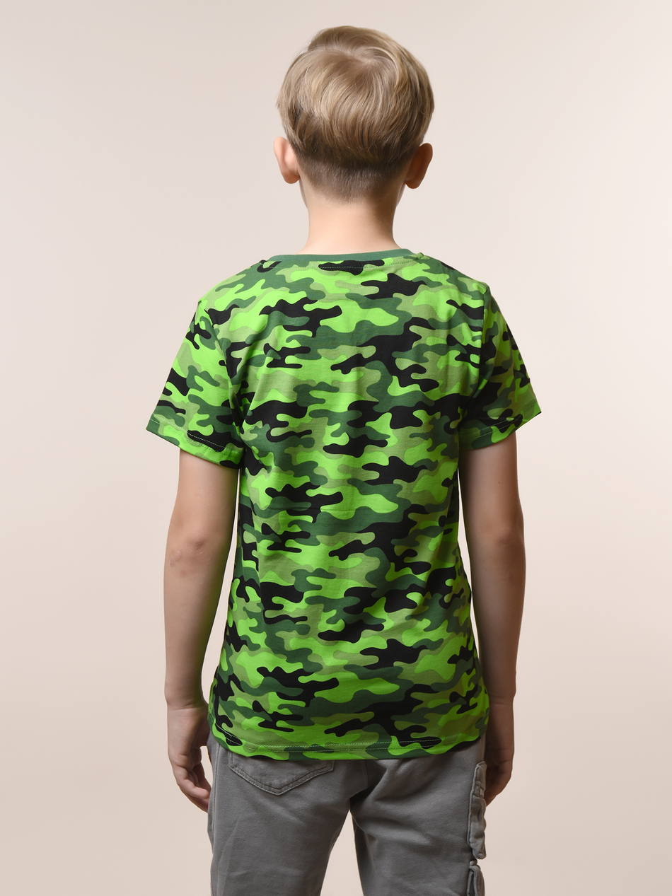 Футболка для мальчика камуфляжная