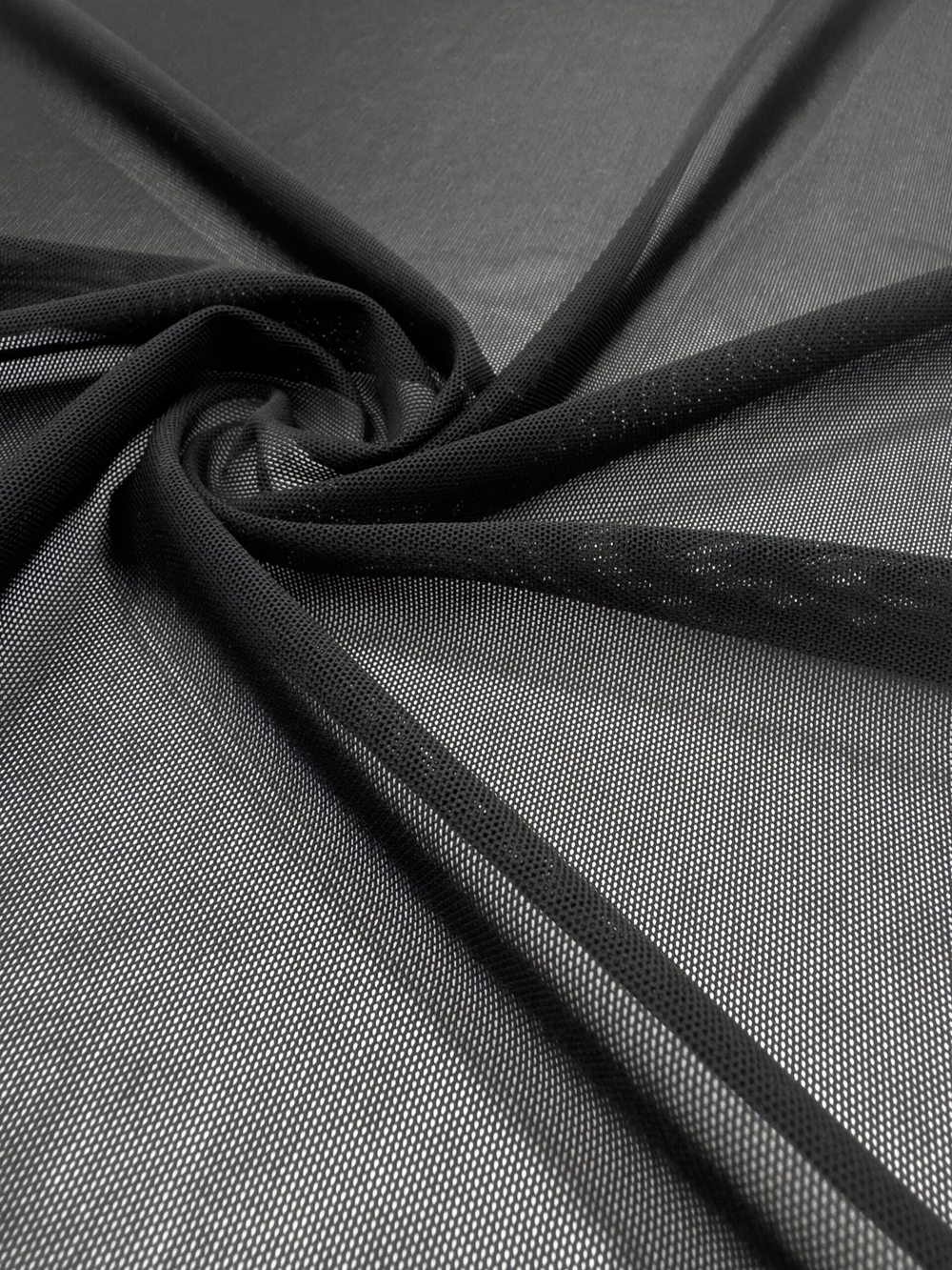 Сетка эластичная черная метражом (Турция)