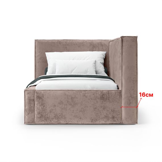 Кровать Bever ЛЕВАЯ 120 с ортопедическим основанием без ПМ Nebby 211