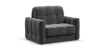 Босс Слип кресло-кровать Велюр Монолит серый