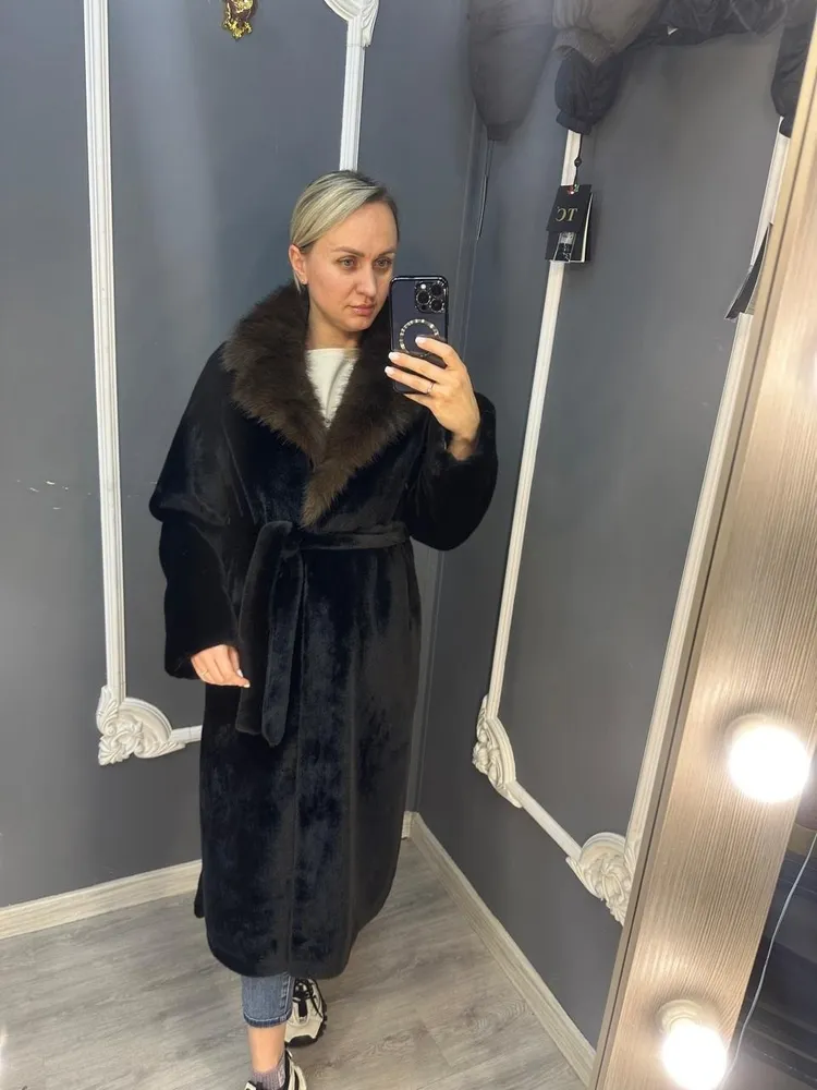 Шуба 7102323-3 Фабрика Моды