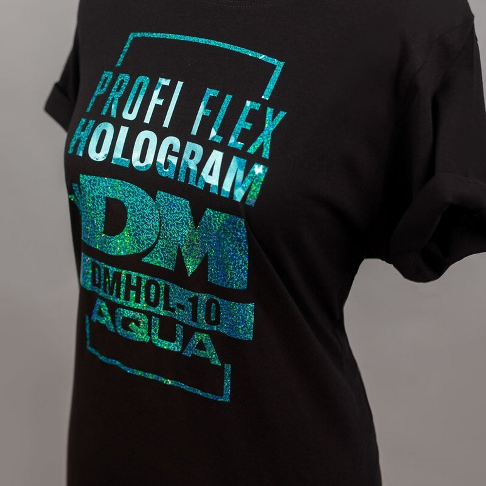 Пленка PROFI FLEX Hologram (DMHOL-10) Aqua, 1м