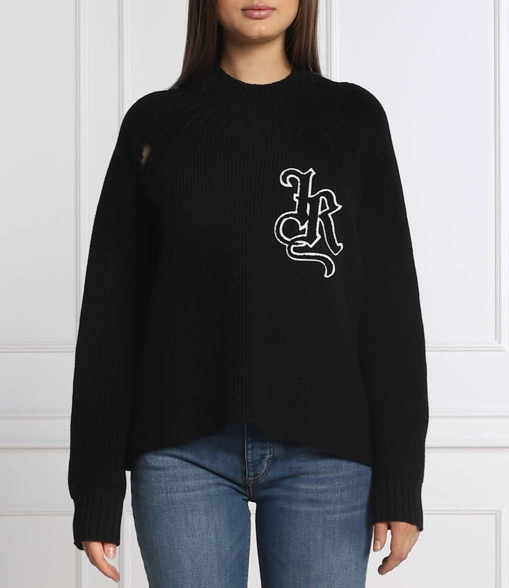 свитер moron John Richmond - черный(RWA22053MA)