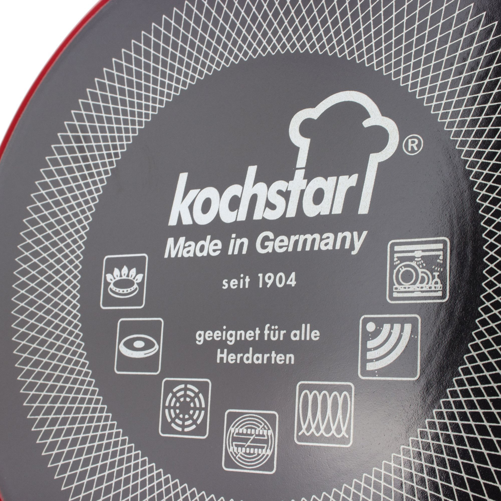 Кастрюля 4.3л Kochstar Metallica Solid Rot Германия дно