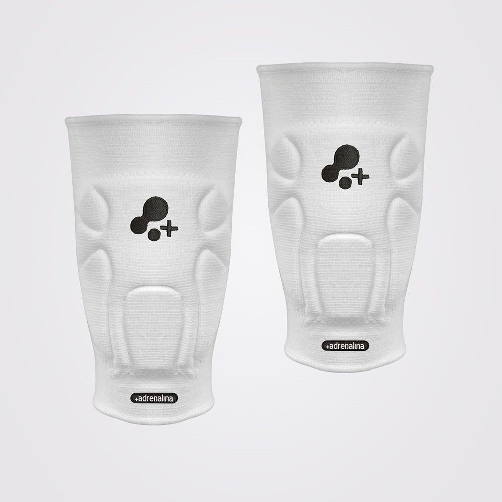 Наколенники волейб. +ADRENALINA MT7 4602-022, размер Senior, белые