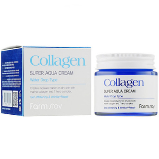 Крем для лица с коллагеном FARMSTAY Collagen Super Aqua Cream 80 мл
