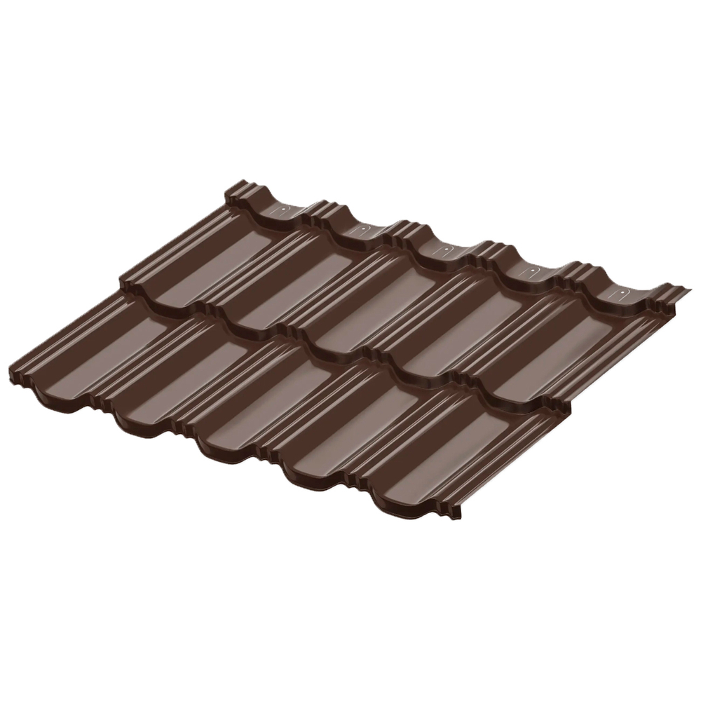 Модульная металлическая черепица AQUASYSTEM ГЁТЕБОРГ, покрытие Rooftop Шелк