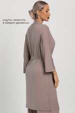 Пеньюар Шелк вискозы (латте) П14486-52М LT Collection