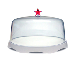 Тортовница подарочная merry tray большая белая