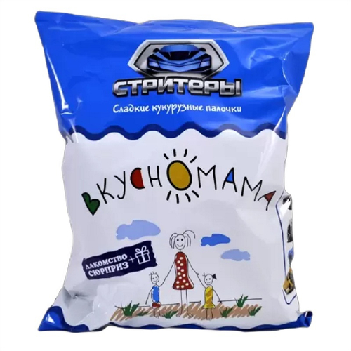 Кукурузные палочки Вкусномама Стритеры сюрприз 65 г