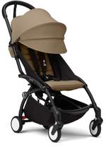 Коляска Stokke YOYO3 Newborn Shell рама чёрная Black 2 в 1 Toffee