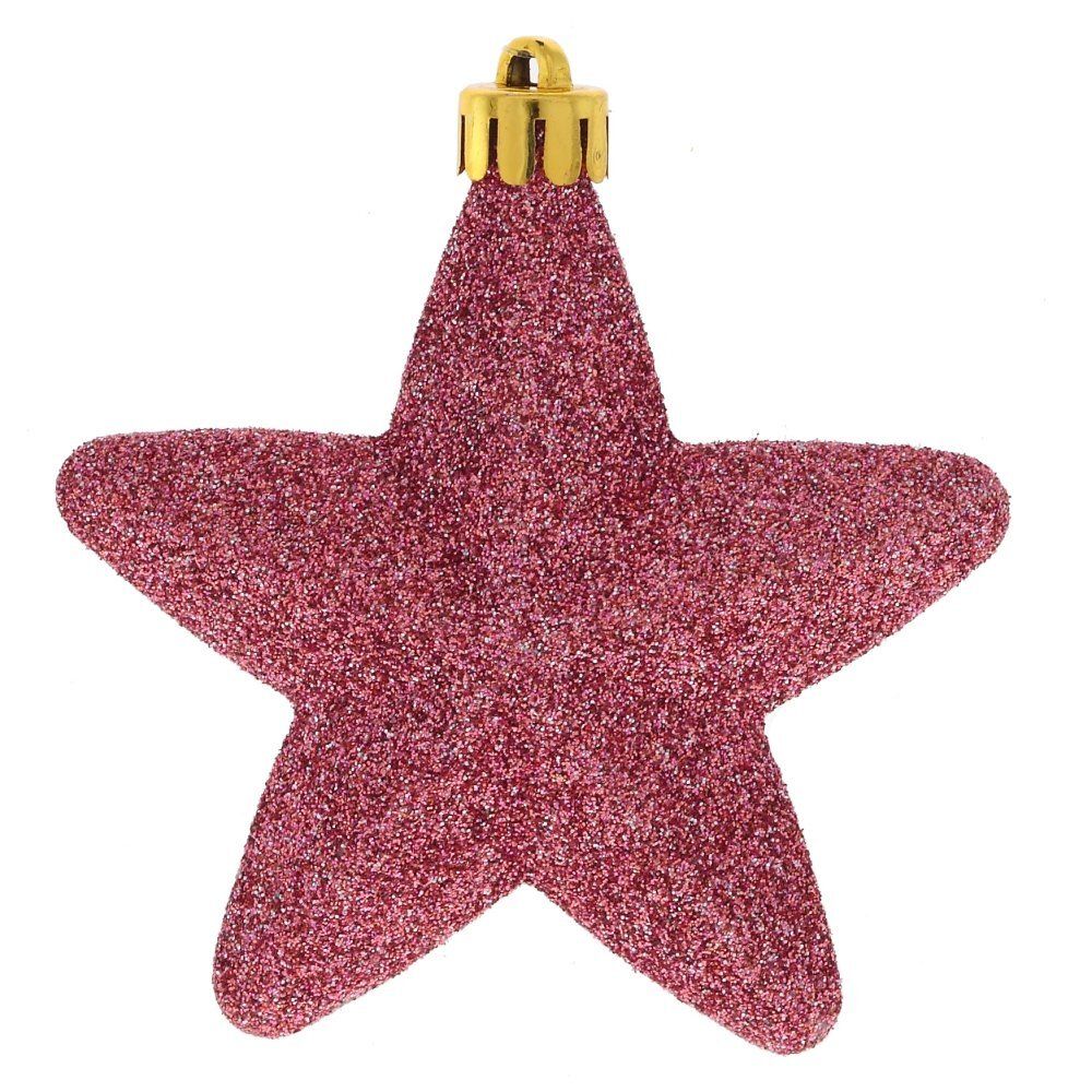 GAEM Набор из 6шт Украшение новогоднее "Звезды", D7,5 см, L13 W2,5 H18,5 см