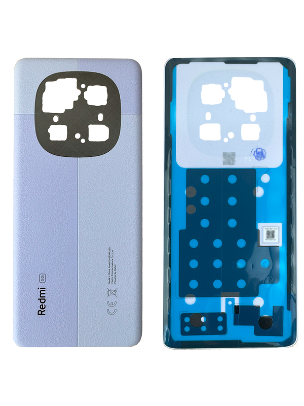 Задняя крышка для Xiaomi Redmi Note 14 Pro 5G пурпурная (Aurora Purple) без стекла камеры