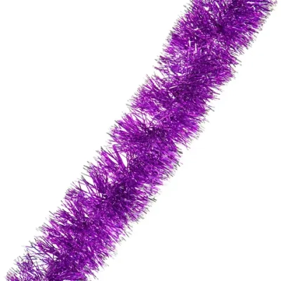 Мишура «Искра» 2м, d-15 см, Сиреневый