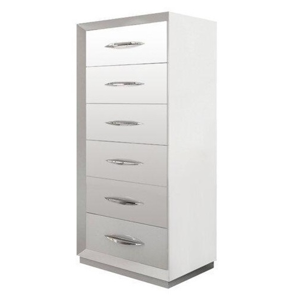 Комод вертикальный FRANCO 1028 CARMEN белый