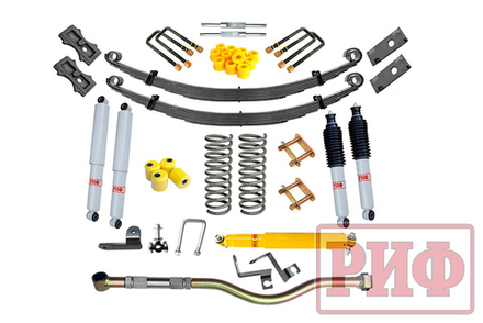 Лифт-комплект газовый УАЗ Патриот 2019+ лифт 50 мм жесткий (постоянная нагрузка) РИФ