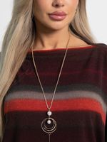 Блуза Муза (бордово-оранжевый) Б15184-5М LT Collection