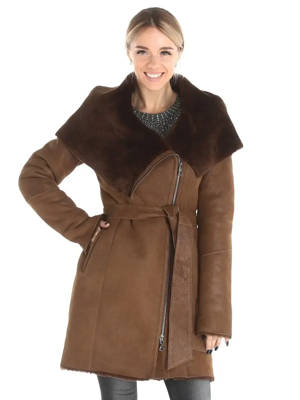 Дубленка женская натуральная Турция