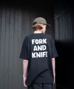 Футболка Hardlunch оверсайз F&K черная