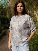 Блуза Блунди (бежево-серая) Б15527-4М LT Collection