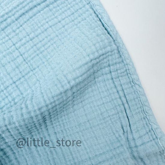 Полотенце из муслина, Голубая сталь